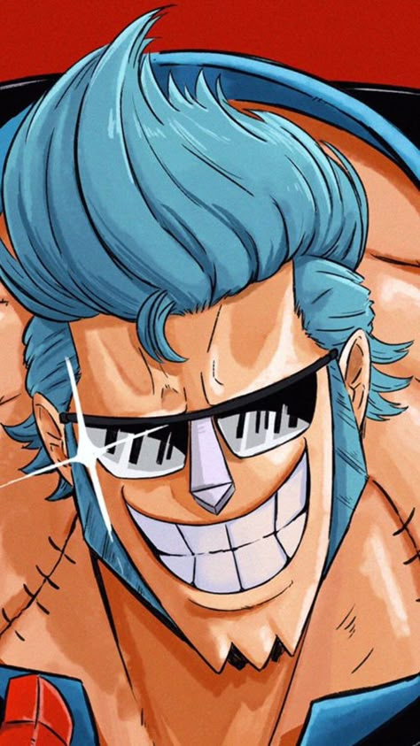 Franky One Piece Icon, Frankie One Piece, One Piece Art Style, One Piece Portrait, Franky One Piece, رورونوا زورو, One Piece Tattoos, One Piece Cartoon, One Piece Wallpaper Iphone