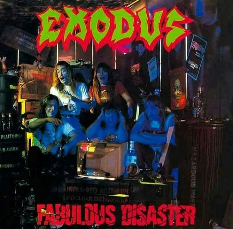 Richmond California, Metal Album Covers, The Exodus, Devil Horns, Doom Metal, Band Poster, Metal Albums, Extreme Metal, Classic Video