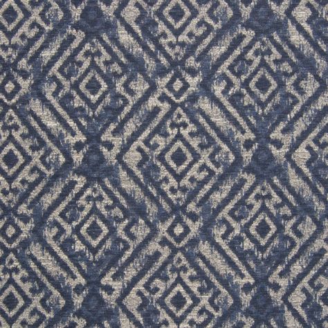 A Classic Living Room with Blues and Whites - KOVI Blue Fabric Pattern, Blue Fabric Texture, Fabric Texture Pattern, Southwest Pattern, Kovi Fabrics, Tile Rug, Upholstery Projects, Textile Prints Design, Classic Living Room