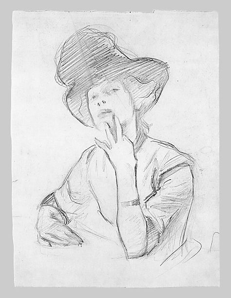 Sargent Drawings, Sargent Portrait, John Sargent, Woman With Hat, Sargent Art, Portrait Sketch, John Singer Sargent, Portrait Sketches, Wow Art