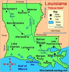 Born and raised: Mid City.  Lived in: Metairie, Jefferson, Bridge City, Marrero, Harahan, and Morgan City. Residing: Ohio. Map Of Louisiana, Louisiana Culture, River Map, State Abbreviations, Lake Pontchartrain, Louisiana Map, Bridge City, State Symbols, Map Skills