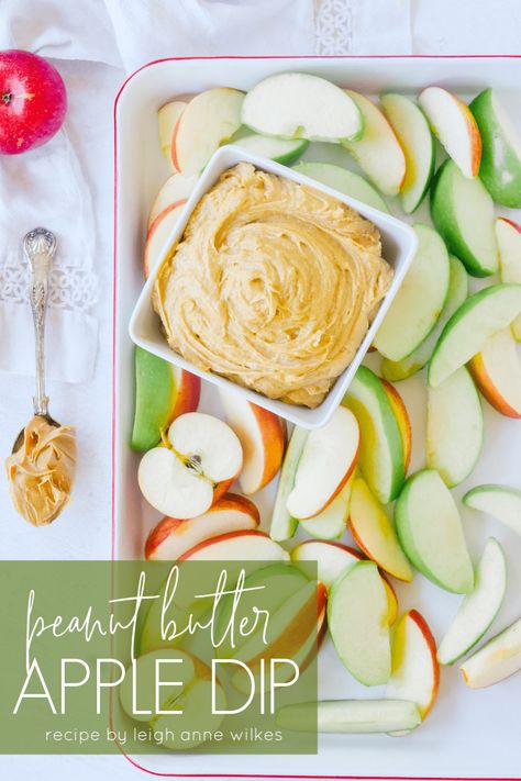 This easy and delicious peanut butter dip is perfect for dipping apples, carrots, celery or whatever you prefer!  Kids young and old will love it and you'll watch it disappear. #creamcheese #healthy #forapples #forfruit #easy #forgrahamcrackers #peanutbutter Peanut Butter Apple Dip, Peanut Butter Apple, Peanut Butter Dip, Healthy Afternoon Snacks, Salty Treats, Apple Dip, Healthy Snack Options, Fruit Dip, Peanut Butter Recipes