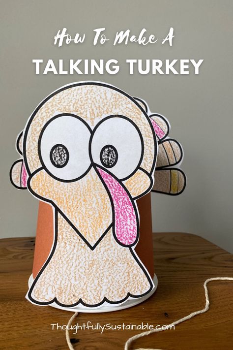 Looking for a fun, free Thanksgiving STEM project that teaches kids the basics of sound waves? Check out my talking turkey science project that includes a free printable, guaranteed to cause your learners to gobble with delight! How To Catch A Turkey Stem, Turkey Stem Activities Kindergarten, Thanksgiving Arts And Crafts For Elementary Kids, Thanksgiving Lesson Plans For 1st Grade, Turkey Stem Activities Preschool, Turkey Experiments For Kids, Thanksgiving Stem Challenge, Turkey Disguise Project Printable, Preschool Crafts November