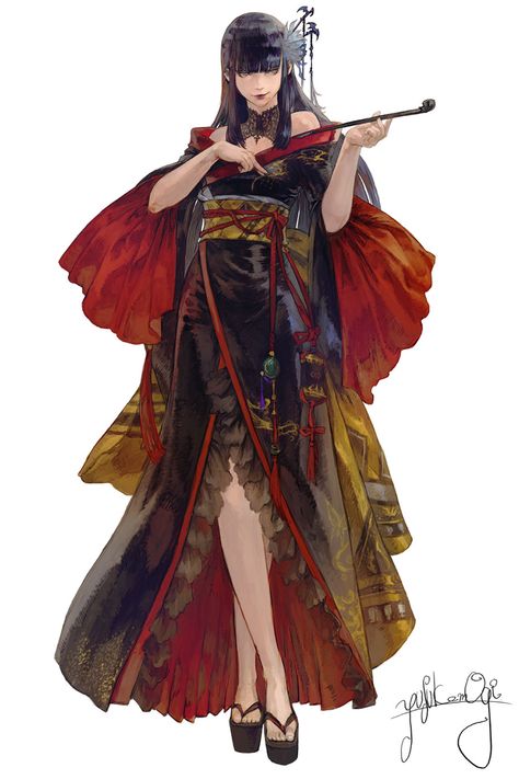 Yotsuyu Final Fantasy Artwork, Final Fantasy Art, Final Fantasy Xiv, 영감을 주는 캐릭터, Girls Characters, Female Character Design, Fantasy Artwork, Anime Outfits, Larp