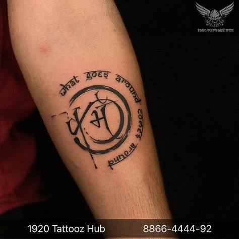 #Tattoo #Inked #TattooIdeas #TattooArt #TattooDesign #TattooInspiration #TattooArtist #TattoosOfInstagram #TattooLife #TattooCommunity #Tattooed #TattooLove #TattooedGirls #TattooedMen #TraditionalTattoo #NeoTraditionalTattoo #BlackworkTattoo #WatercolorTattoo #MinimalistTattoo #GeometricTattoo #1920tattoozhub #tattoobypankaj #tattoobypankajsharma #ahmedabad #8866444492 #gujarat #tattoo #unique Peace Tattoo For Men, Tattoo Karma, Symbols Tattoos, Chef Tattoo, Karma Tattoo, Artwork Tattoo, Mantra Tattoo, Sanskrit Tattoo, Aquarius Tattoo