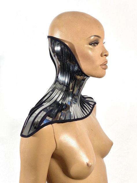 Posture Collar, Neck Corset, Gothic Chokers, Shoulder Armor, Collar Bone, Neck Choker, What Ever, Alt Fashion, Neck Piece