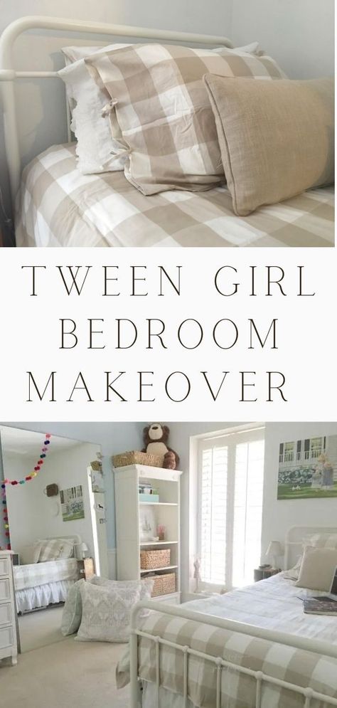 Bedroom Ideas For 12 Yr Girl, Small Teen Girl Bedroom, Ivy Bedroom, Preteen Bedroom, Small Teen Bedroom, Cosy Rooms, Bloxburg Homes, Gender Neutral Kids Room, Small Room Makeover