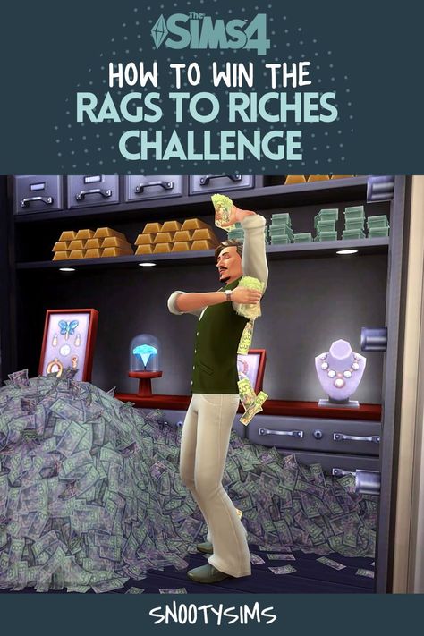 There are tons of fun-filled challenges for The Sims 4 that elevates the usual gameplay from plain and sometimes borderline boring to more exciting and, well, challenging. One of the best Sims challenges is the Rags to Riches. We’ve summarized below all you need to know about this interesting The Sims 4 challenge. Rag To Riches Sims 4, Sims 4 Rags To Riches Challenge, Rags To Riches Sims 4, Sims 4 Rags To Riches Cc, Sims 4 Rags To Riches, Sims 4 Challenge, Sims Challenge, Sims 4 Cheats, Sims 4 Challenges