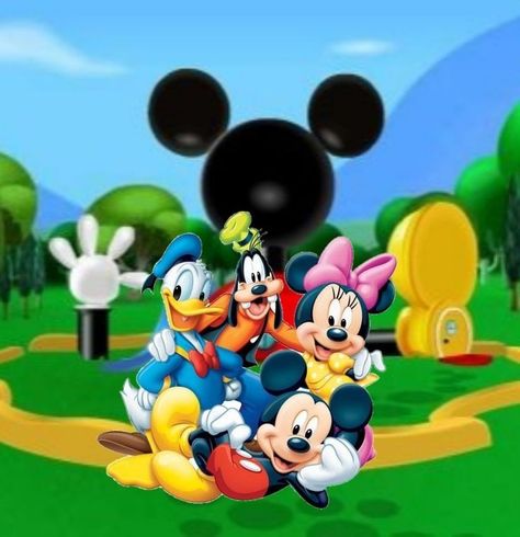 Mickey Mouse And Friends Wallpaper, Happy Birthday Mickey Mouse, Γενέθλια Mickey Mouse, Mickey Mouse House, Mickey Mouse Png, Fiesta Mickey Mouse, Disney Mickey Mouse Clubhouse, Diy Disney Ears, Cute Disney Characters