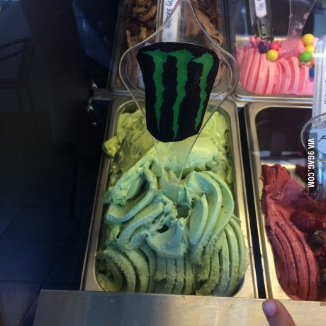 Really? Monster flavoured ice-cream? WTF Monster Flavors, Strawberry Detox Water, Monster Drink, Gif Recipes, Monster Energy Girls, Monster Crafts, Monster Energy Drink, Flavor Ice, Cooking Tutorials