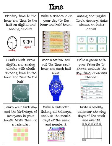 Time to the Hour and the Half Choice Board Early Finisher Math 2nd Grade, Choice Boards First Grade, Bridges Math, Math Choice Boards, Time To The Hour, Choice Board, Student Choice, Math Measurement, Choice Boards