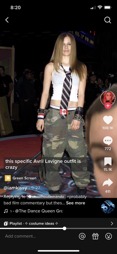 Spirit Week Celebrity Day Ideas, Celebrity Spirit Week Ideas, Celebrity Day Spirit Week, Celebrity Day Spirit Week Ideas, Avril Lavigne Outfits, Spirit Week Ideas, Spirit Day Ideas, Meme Costume, Bad Film