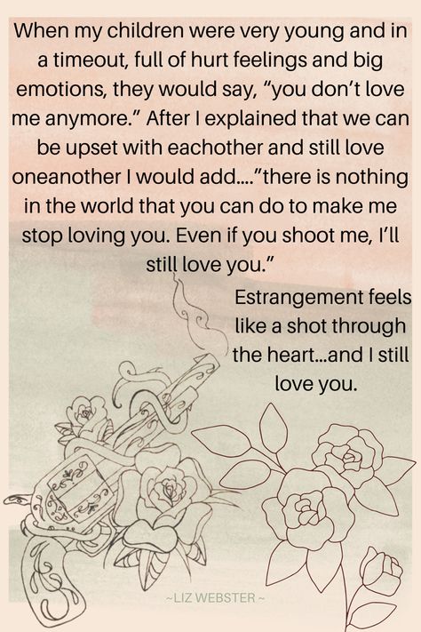 Estrangement. I still love you. Nothing in the world can make me stop loving you. Family Estrangement, You Dont Love Me, Loving You, Still Love You, Bible Journaling, Worth Reading, Abc, Love You, Feelings