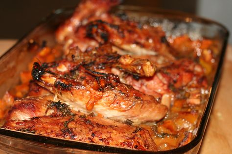 Maple Bourbon Glazed Turkey Wings | Confident Cook, Hesitant Baker Turkey Wing Recipes, Maple Wings, Maple Bourbon Glaze, Glazed Turkey, Wing Recipe, Stuffed Turkey, Baked Wings, Bourbon Glaze, How To Make Turkey