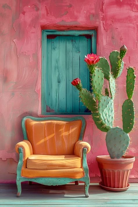 Cacti Art, Mexican Garden, Arizona Decor, Cactus Photography, Artisan Home, Cactus Garden, Cactus Succulents, Urban Sketching, Art Abstrait