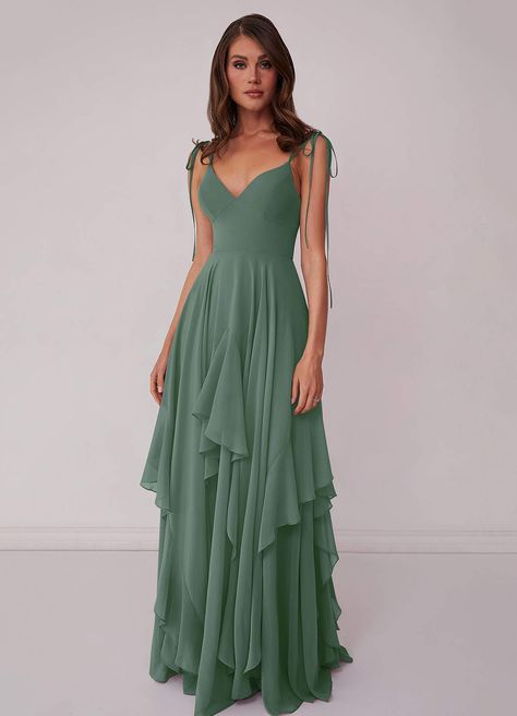 Barbie™ ❤ AZAZIE 1004 Eucalyptus Bridesmaid Dresses | Azazie CA Pine Colored Bridesmaid Dresses, Bridesmaid Dresses Eucalyptus Green, Azazie Eucalyptus Bridesmaid Dress, Light Green Bridesmaid Dress, Unique Bridesmaid Dresses Classy, Eucalyptus Green Bridesmaid Dresses, Eucalyptus Bridesmaid Dresses, Azazie Dusty Sage, Light Green Bridesmaid Dresses