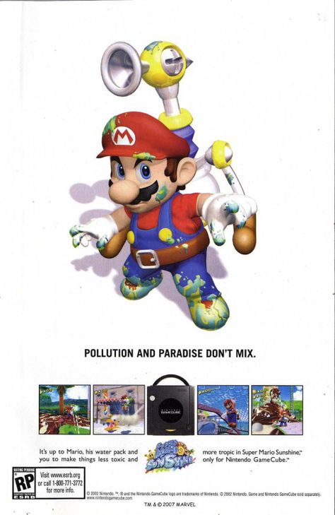 Old Nintendo, Super Mario Sunshine, Retro Games Poster, Sunshine Print, Advertisement Poster, Video Game Collection, Retro Gaming Art, Video Game Posters, Nintendo Gamecube