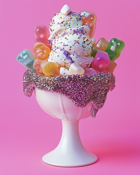 Ice-cream Sundaes should be free for girls 🍨🍧🍨 #icecream #glitter #glitteryfood #prettyfood #icecreamlover #girlythings #icecreamporn #sundae #sparkles #marshmallow #pinkaesthetic #thisisnotreal #aiart #aifood #foodphotography #aiartcommunity #glittergirl #girlythings #pinterestgirl #sprinkles Glitter Ice Cream, Glitter Girl, Street Style Outfits Men, Ice Cream Sundae, Ice Creams, Outfits Men, Pinterest Girls, Be Free, Pretty Food