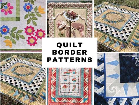 Quilt Border Patterns Free Quilt Border Patterns, Quilt Border Patterns Free, Quilt Borders Patterns, Quilt Borders Ideas Inspiration, Pieced Quilt Borders, Quilt Borders Ideas, Hello Sewing, Scalloped Quilt, Border Patterns