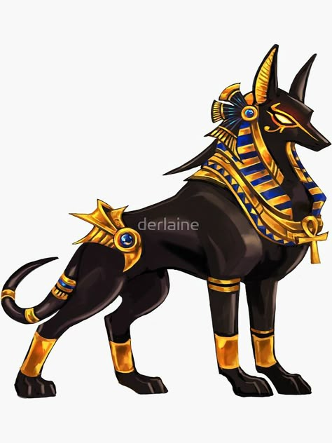 Anubis Monster, Anubis Fanart, Undead Monster, Anubis Art, Egyptian Drawings, Egypt Gods, History Of Egypt, Egypt Concept Art, Sun Dogs