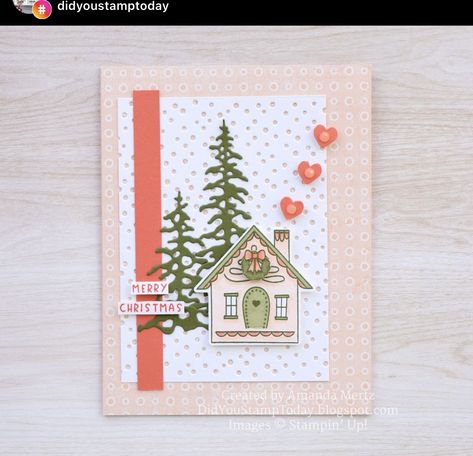 Stampin Up Holiday Home Cards, Stampin Up Humble Home Christmas Cards, 2024 Stampin Up Christmas Cards, Stampin Up Humble Home Cards, Stampin Up Humble Home, Humble Home Stampin Up Cards, Stampin Up Christmas Cards 2024, New House Cards, Xmas Card Ideas