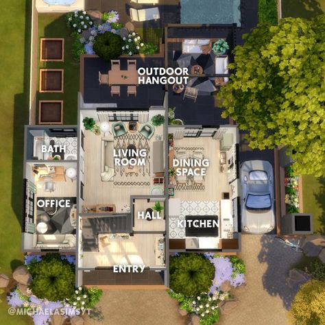 Sims 4 Industrial House Floor Plan, 30x20 House Plans Layout Sims 4, Sims 4 30 X 20 House, 30x20 House Plans Layout, Sims 4 Floor Plans Layout 30x20, Sims 4 House 30x20, 30x20 House Plans Sims 4, Sims 4 Houses Ideas Layout Floor Plans, Sims 4 Worlds