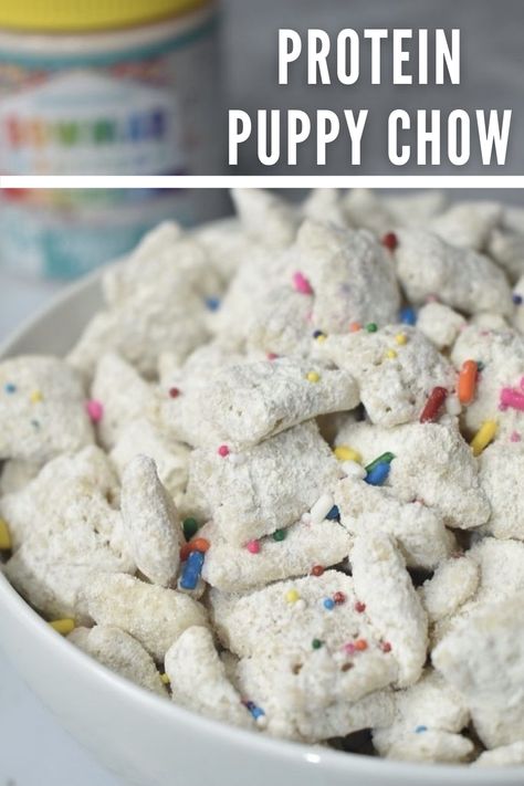 Healthy Protein Puppy Chow, Protein Puppy Chow Pb2, Protein Muddy Buddies, Healthy Puppy Chow, Protein Icing, Protein Puppy Chow, Bowmar Nutrition, Yoghurt Bowl, Strawberry Protein