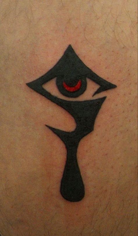 Hellsing Ultimate Tattoo Ideas, H X H Tattoo, Anime Tattoo Ideas Symbols, Hellsing Tattoo Ideas, Red Eye Tattoo, Garra Tattoo, Hellsing Tattoo, 3rd Eye Tattoo, Wolf And Moon Tattoo