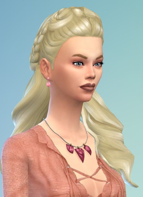 Birksches sims blog: Judys Half Braids Hair • Sims 4 Hairs Sims 4 Cc Daenerys Hair, Sims 4 Cc Queen Hair, Sims 4 Half Up Half Down Hair, Sims 4 Cc Hairstyles, Half Braids, Medieval Aesthetics, 4 Hairstyles, Sims 4 Decades Challenge, Braided Crown Hairstyles