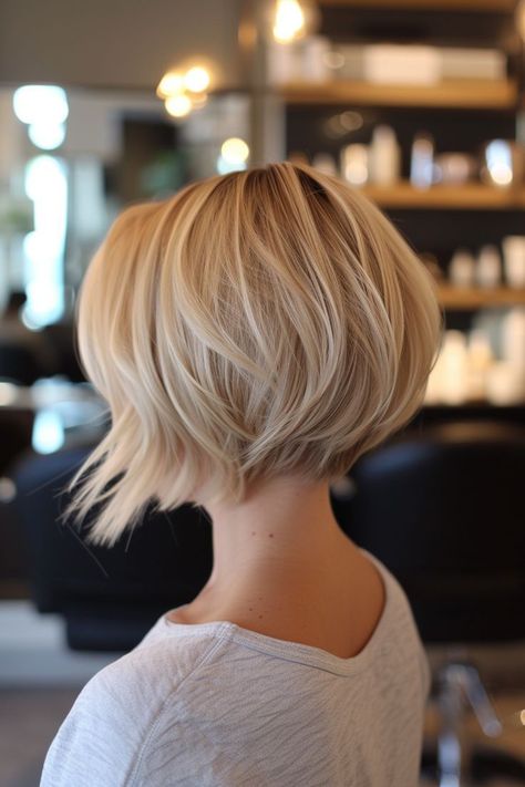 Pelo Color Cobre, Kort Bob, A Bob, Short Hair Trends, Bob Hairstyles For Fine Hair, Short Blonde, Short Hair Haircuts, Short Blonde Hair, Trendy Short Hair Styles