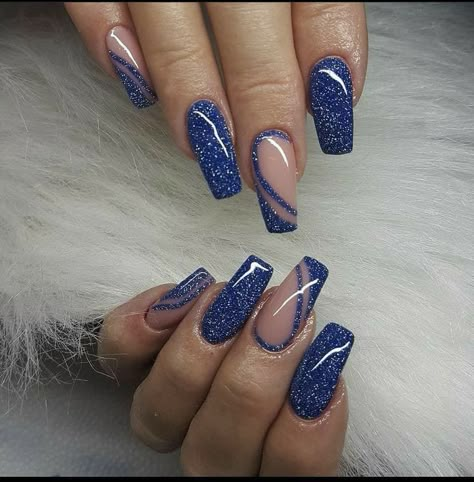 50+ Cute Easter Nails Perfect For Your Festive Mani | New Spring Nails 2023 Royal Blue Prom Nails, Cute Easter Nails, Royal Blue Nails Designs, Blue Prom Nails, Spring Nails 2023, Blue And Silver Nails, Royal Blue Nails, Blue Glitter Nails, Geometric Nail Art