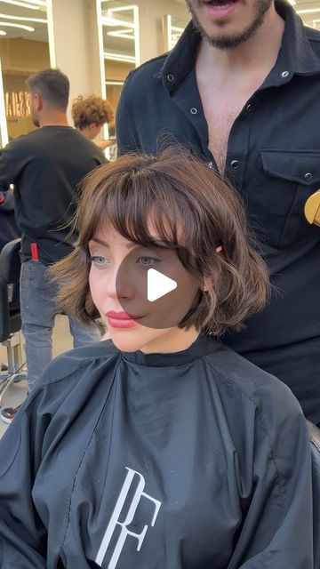 Haircuts For Roman Nose, Back Of French Bob, Chin Length French Bob With Bangs, Short Hair With Whisky Bangs, Textured French Bob With Bangs, Curtain Bangs French Bob, French Bob Updo, Shaggy Bob For Straight Hair, Chin Bob With Bangs