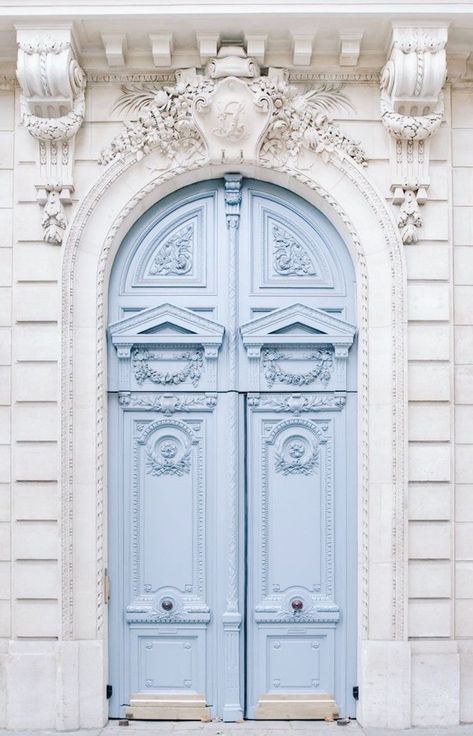 Blue Doors, Color Celeste, Light Blue Aesthetic, Life Aesthetic, Beautiful Doors, White Aesthetic, My New Room, Blue Wallpapers, Blue Aesthetic