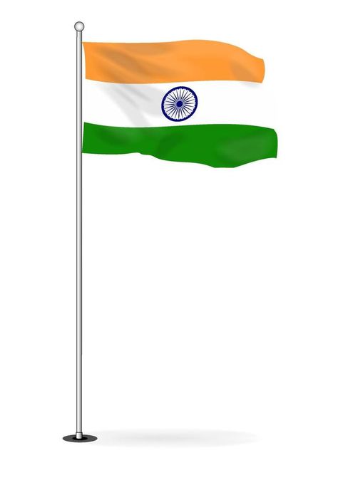 Indian National Flag, Hospital Cartoon, Indian Flag Images, 1st Birthday Pictures, Vector Character Design, India Flag, Indian Flag, Flag Vector, Image Vector