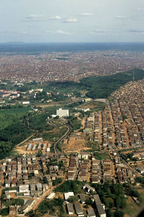 https://flic.kr/p/dtfkgZ | Aerial view of part of Ibadan | Aerial view of part of Ibadan city in Nigeria. Ibadan City, Nigeria Landscape, Ibadan Nigeria, Benin City Nigeria, Road Aerial View, Tokyo Aerial View, Aerial City View, Floating City, Aerial Photograph