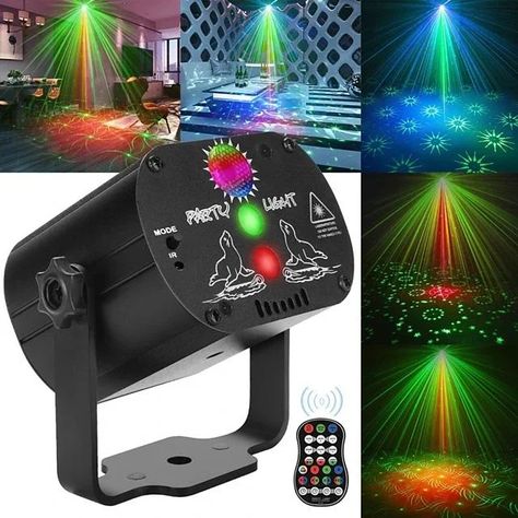 Diy Stage Decorations, Aesthetic Mall, Led Disco Lights, Laser Lights Projector, Laser Stage Lighting, Dance Christmas, Stage Lighting Design, 70's Party, Glow Birthday Party