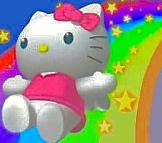 2021 Pfp, Scene Core Aesthetic, Hello Kitty Scene, Colorful Pfps, Hello Kitty Rainbow, Webcore Aesthetic, Soft Kidcore, Dreamcore Weirdcore, Hello Kitty Cartoon