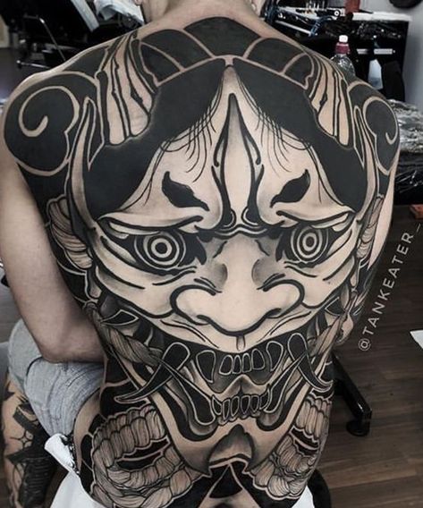 A tattoo on the back for men is pride. But before you put them on, learn the meaning and see the best designs in our article. Back Piece Tattoo Men, Japanese Back Tattoo, Oni Tattoo, Backpiece Tattoo, Hanya Tattoo, Back Piece Tattoo, Full Back Tattoos, Chest Piece Tattoos, Back Tattoos For Guys