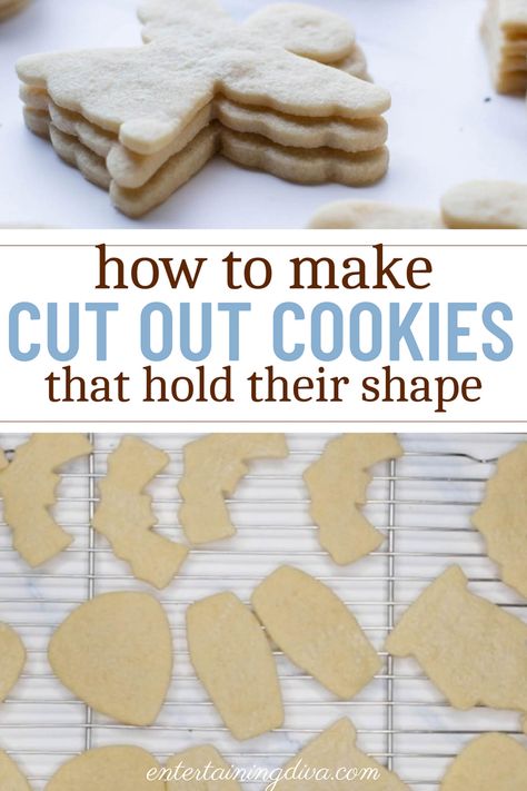 No Spread Sugar Cookie Recipe, Cookies 2023, Making Sugar Cookies, Cut Out Cookie Recipe, Best Sugar Cookie Recipe, Jello Shot, Rolled Sugar Cookies, Toddler Hairstyles, Cookie Spread