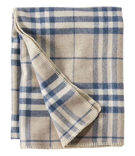 Blankets and Throws | Home Goods at L.L.Bean Blanket Plaid, Plaid Blankets, Bedroom Blanket, Gifts 2022, Affordable Bedding, Plaid Quilt, Pendleton Woolen Mills, Plaid Throw, Primary Bedroom