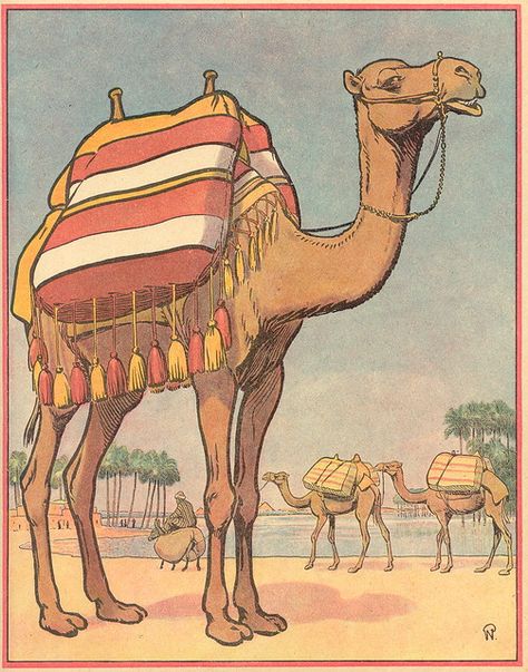 Britto Art, Starověký Egypt, Camels Art, Desert Animals, Vintage Illustrations, Art Et Illustration, Pencil Drawing, Indian Art, Drawing For Kids