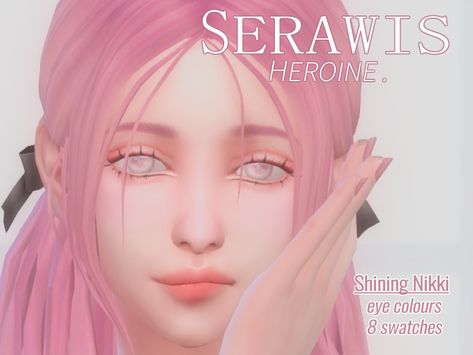 Sims 4 Different Colored Eyes, Sims 4 Cc Cute Eyes, Sims 4 Cc White Eyes, The Sims Resource Skin Details, Sims 4 Cc The Sims Resource Skin Details, Sims 4 Cc Lenses, Eye Color Sims 4, Sims 4 Shining Nikki Cc, Sims 4 Anime Eyes