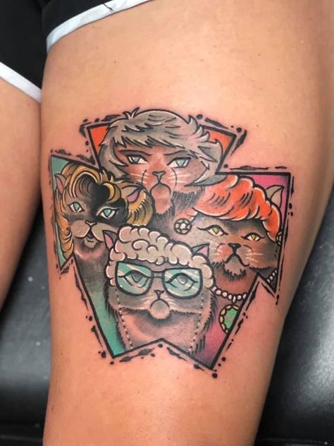 Golden Girls Tattoo Ideas, Golden Girls Tattoo, Girls Tattoo Ideas, 24 Tattoo, Show Tattoo, Sick Tattoos, Sister Tat, Girls Tattoo, Sick Tattoo