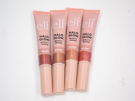 Elf Halo Glow Blush, Halo Glow Blush, Elf Beauty, Elf Blush, Flushed Cheeks, Halo Glow, Highlighter And Bronzer, Blush Beauty, Liquid Blush