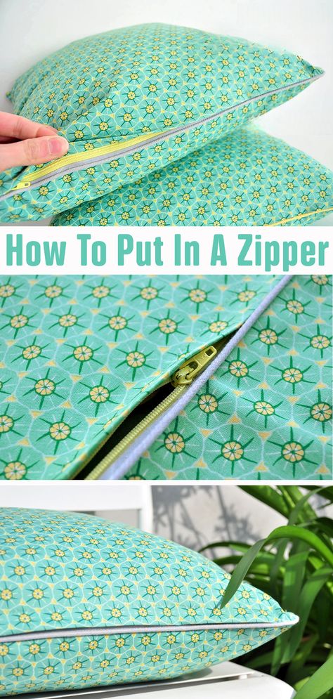 How To Put In A Zipper For Pillow With Cording. How to Sew Zipper Pillows with Piping. Sew Cushion Covers With Zipper, No Zipper Cushion Cover, Zippered Pillow Cover Tutorial, How To Put A Zipper In A Pillow Cover, Sewing In A Zipper, Pillow With Piping And Zipper, How To Sew In A Zipper, How To Sew A Zipper, Sewing Zipper Tutorial