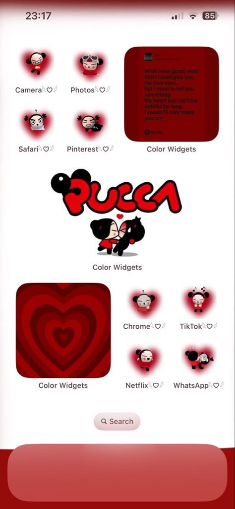 Pucca Wallpaper Iphone, Pucca Wallpapers Iphone, Pucca Wallpapers, Leilani Aesthetic, Home Lock Screen, Iphone Wallpaper Ios, Phone Inspo, Phone Layout, Iphone Homescreen Wallpaper