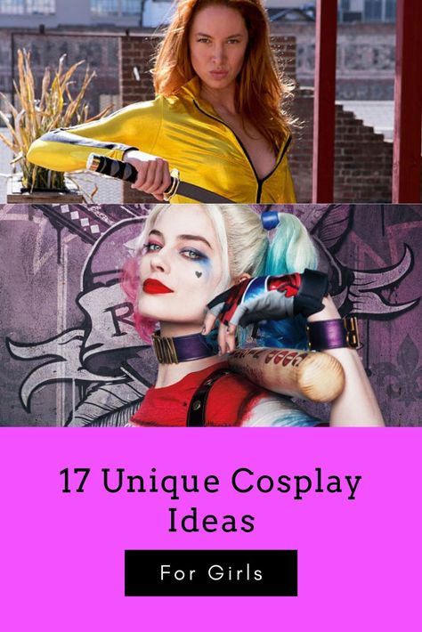 17 GREATEST Cosplay Ideas For Girls (Easy Female Cosplay Ideas)  Discover a unique array of cool Cosplay Ideas for girls here in our collection of the BEST handpicked female Cosplay Costume Ideas. Check Them Out Today! Popular Cosplay Ideas, Cosplay Women Costumes, Best Cosplay Ideas, Women’s Cosplay Ideas, Comicon Costume Women Cosplay, Cosplay Characters For Women, Fun Cosplay Ideas, Womens Cosplay Ideas, Simple Cosplay Ideas Women