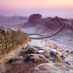 Hadrian’s Wall, Hadrian's Wall, Roman Britain, Medieval Aesthetic, Paintings Ideas, Hadrians Wall, Interesting Pictures, Beautiful Scenes, British Isles