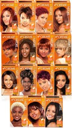 Hair Color - Team Natural on Pinterest | Natural Hair, Blue ... Dark And Lovely Hair Color Chart, Cream Of Nature Hair Dye, Creme Of Nature Hair Dye, Creme Of Nature Hair Color, Hair Rinse Color, Cream Of Nature, Hair Dye Color Chart, Colored Natural Hair, Hair Care Business