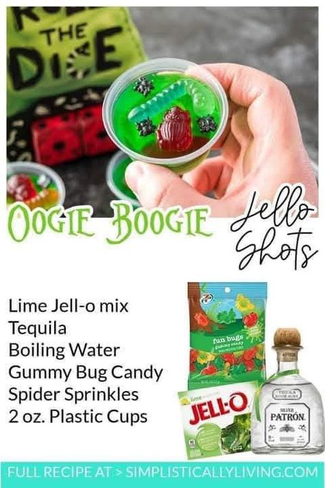 Bug Candy, Tim Burton Party, Halloween Jello Shots, Juice Party, Christmas Jello Shots, Jell O Shots, Halloween Ice Cream, Halloween Drinks Alcohol, Halloween Party Snacks